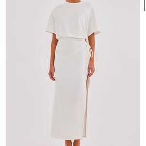 SNDYS. Lola maxi dress in white